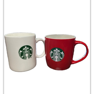 Starbucks Set Of 2 12oz Coffee Mugs 2015‎ And 2021
